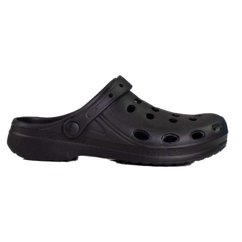 Lätt Shelovet svarta tofflor för män