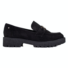 W. Potocki Potocki loafers i mocka för kvinnor svart