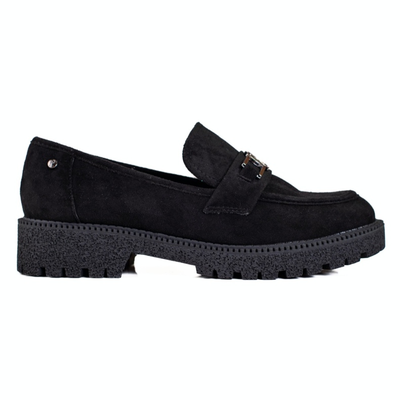 W. Potocki Potocki loafers i mocka för kvinnor svart