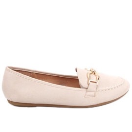 Catalina Beige loafers för dam
