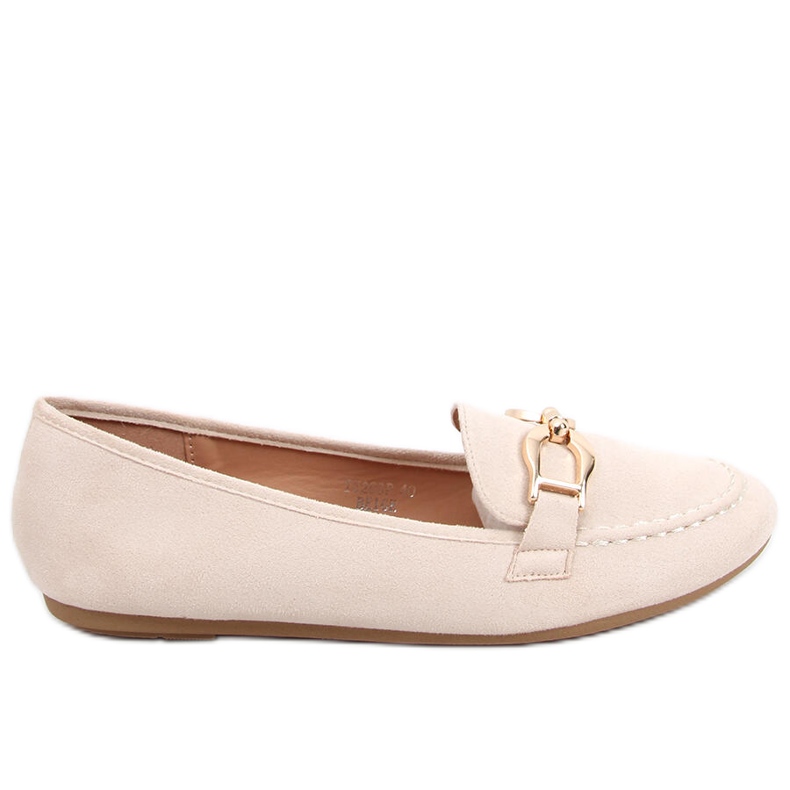 Catalina Beige loafers för dam