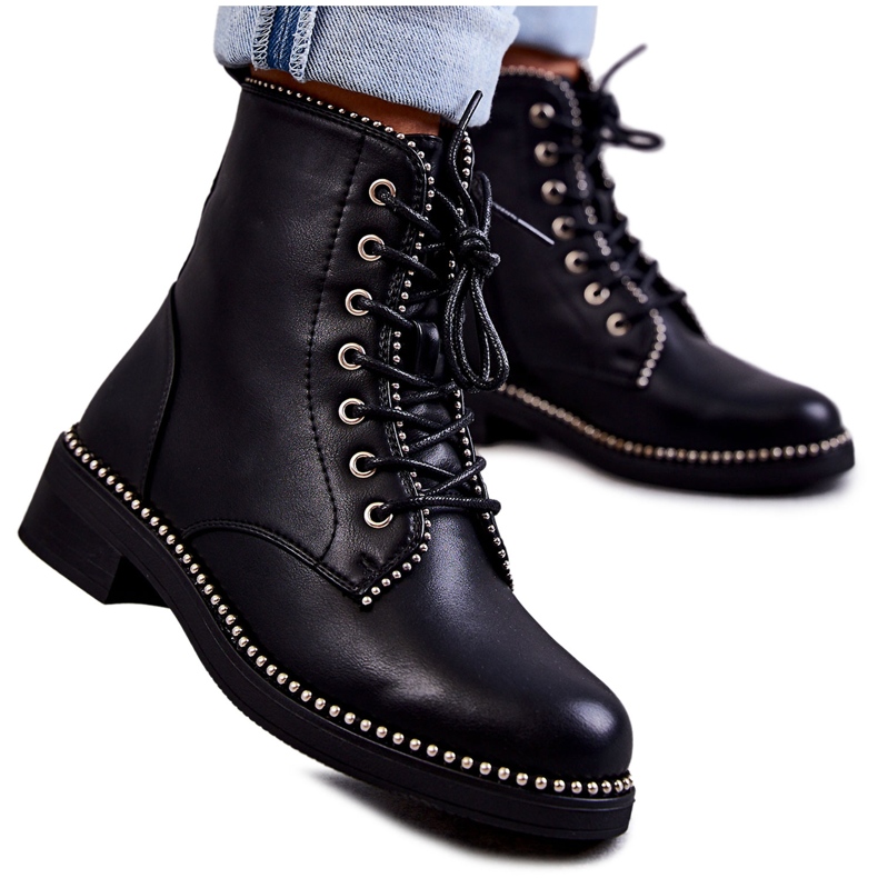 PG1 Damkängor med dubbar Svart Rostill