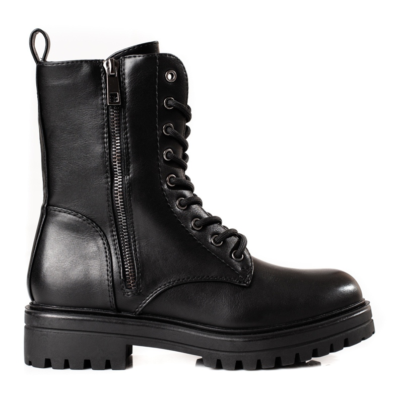 Svarta damväskor med en dekorativ Shelovet-dragkedja