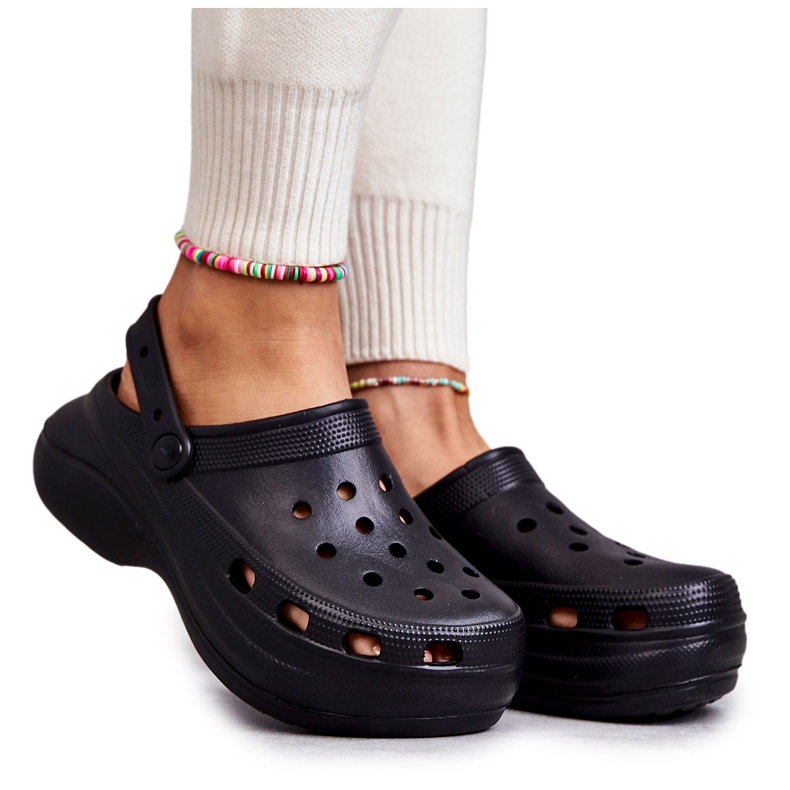 FS1 Kvinnors Crooks Black Foam Tofflor Coline svart