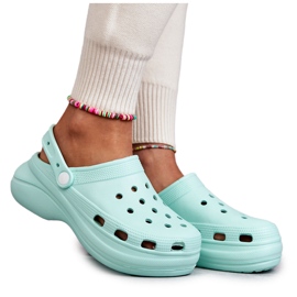 FS1 Damtofflor Mint Crocs Coline grön