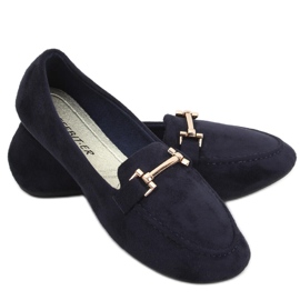 Kubra Navy loafers för kvinnor blå