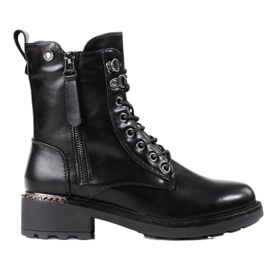 Shelovet snörade damväskor svarta