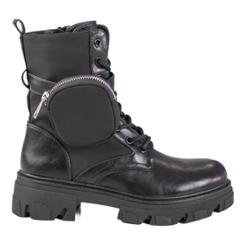 Kvinnors Shelovet arbetare med en ficka svart