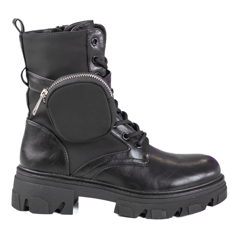 Kvinnors Shelovet arbetare med en ficka svart