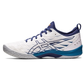 Asics Blast Ff 3 M 1071A076 100 handbollssko vit marinblå