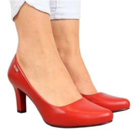 Pumpar på stolpen röd Sergio Leone