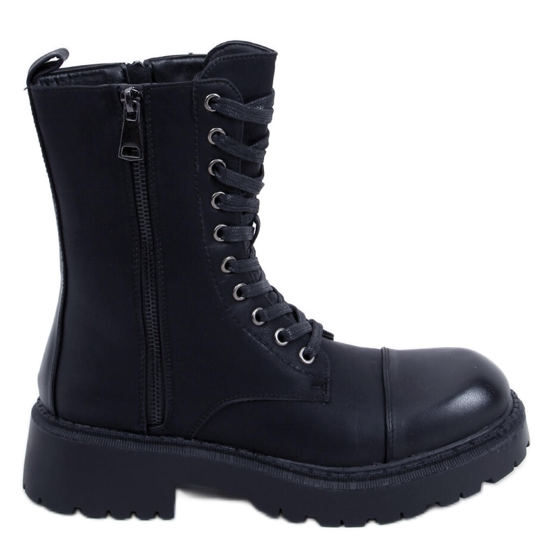 Militärstövlar Lauper Black svart