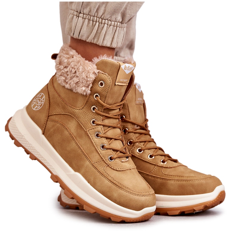 Varma stövlar Trappers Lee Cooper LCJ-22-44-1361L Beige