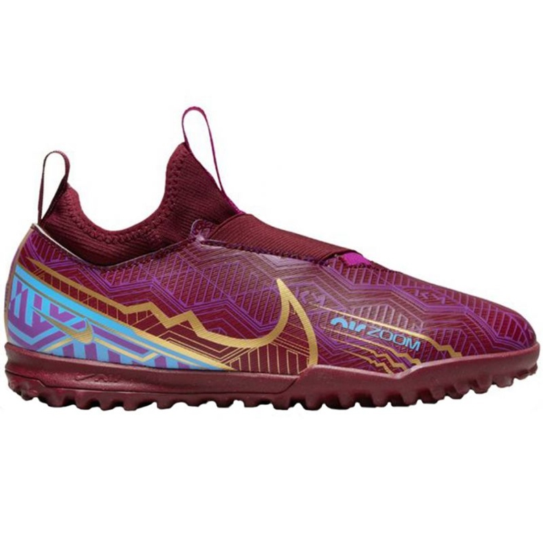 Nike Zoom Mercurial Vapor 15 Academy Km Tf Jr DV0737 694 fotbollsskor röd