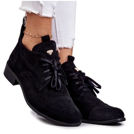 Mockastövlar Snörstövlar Nicole 2781 Svart