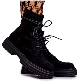 S.Barski Mockastövlar för kvinnor Knyt svart Afra