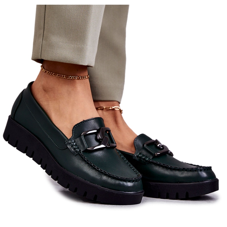 Sergio Leone Loafers på Plattformen Gröna Kjersti