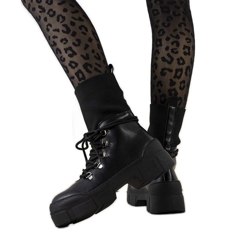 Passo svarta vandringskängor för kvinnor