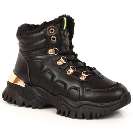 News Plattsnöskor för kvinnor med svart päls NYHETER