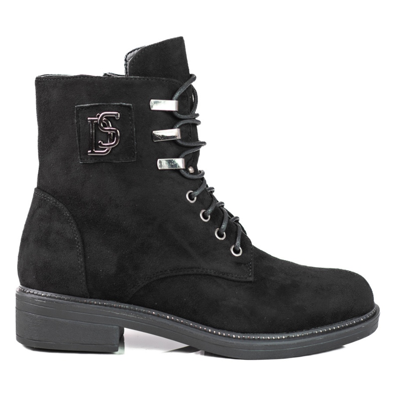 Kvinnliga arbetare gjorda av ekologisk Shelovet mocka svart