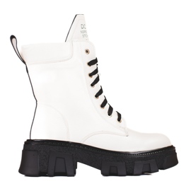 Snörväskor för kvinnor med Shelovet-skydd vit