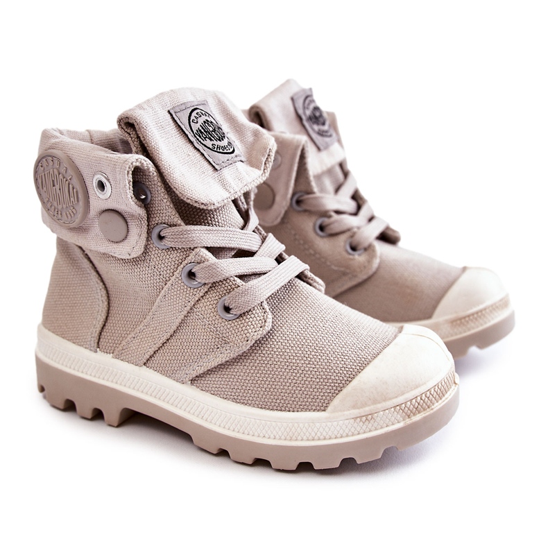 FB3 Höga Sneakers för barn Grå Tobby beige