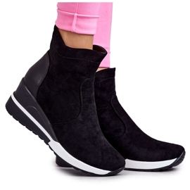 Vinceza Svarta Rita Wedge Sneakers