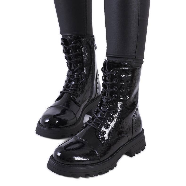 Svart polperro lackerade fångare