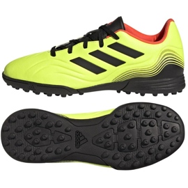 Adidas Copa Sense.3 Tf Jr GZ1378 fotbollsskor gul gula färger