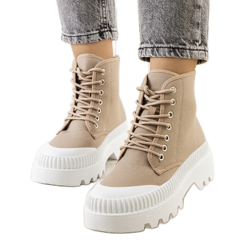 Bruna Roxo sneakers kaki grön