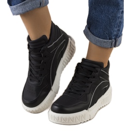 Svarta Clyme ankel sneakers