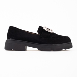 Loafers i mocka på Shelovet-plattformen svart