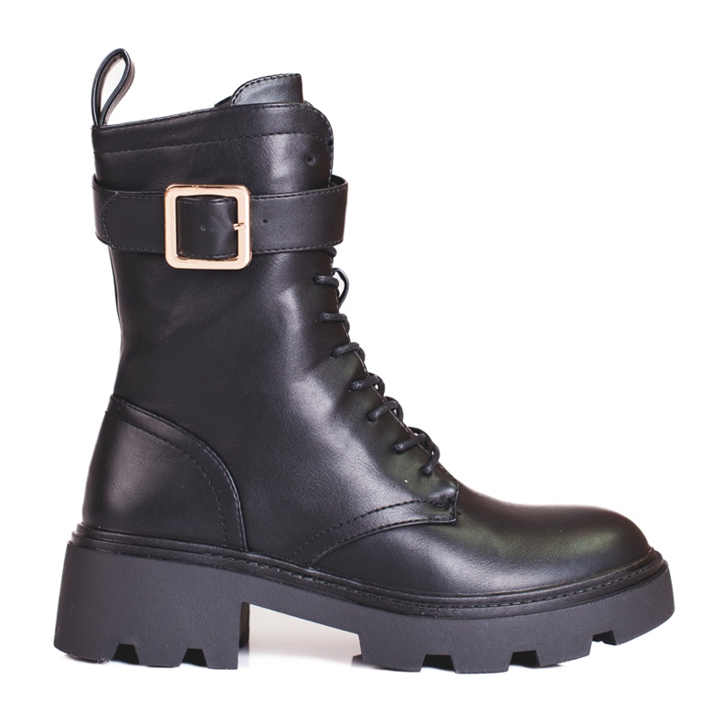 Höga damväskor med Shelovet-spänne svart