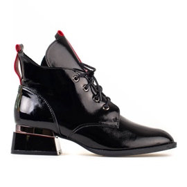 Eleganta svarta Shelovet-stövlar för kvinnor