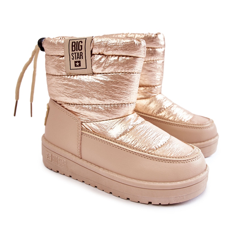 Snöskor för barn Big Star KK374221 Beżowo-Złote beige