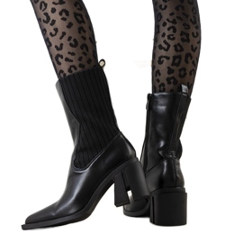 Alanna svarta cowboystövlar