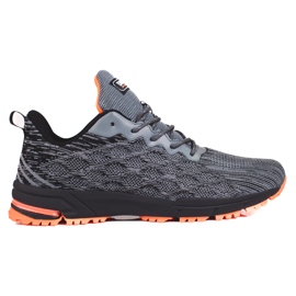 DK grå sportskor för män svart