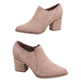 Brenda Khaki höga klackar beige