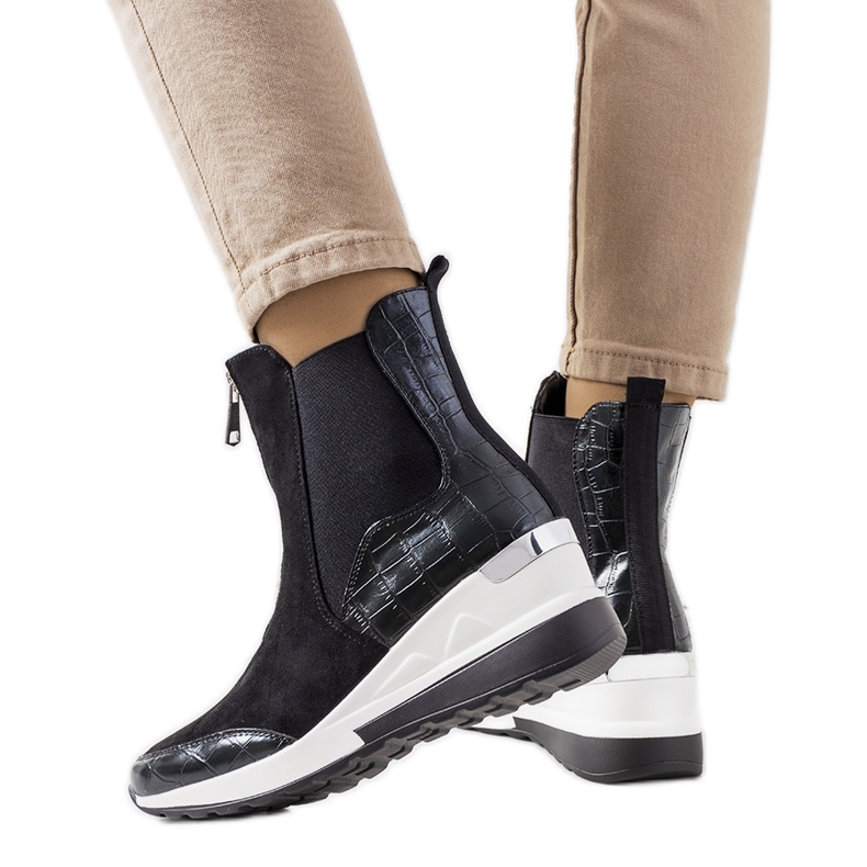 PA1 Svarta sneakers på Triaca-kilen