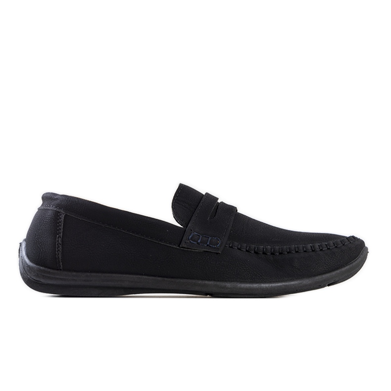 Black Pearse loafers för män svart