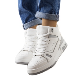 Gråa sneakers för ankeln Megatheo