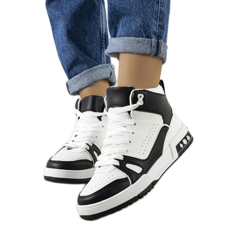 PA1 Svarta sneakers från Megatheo vit