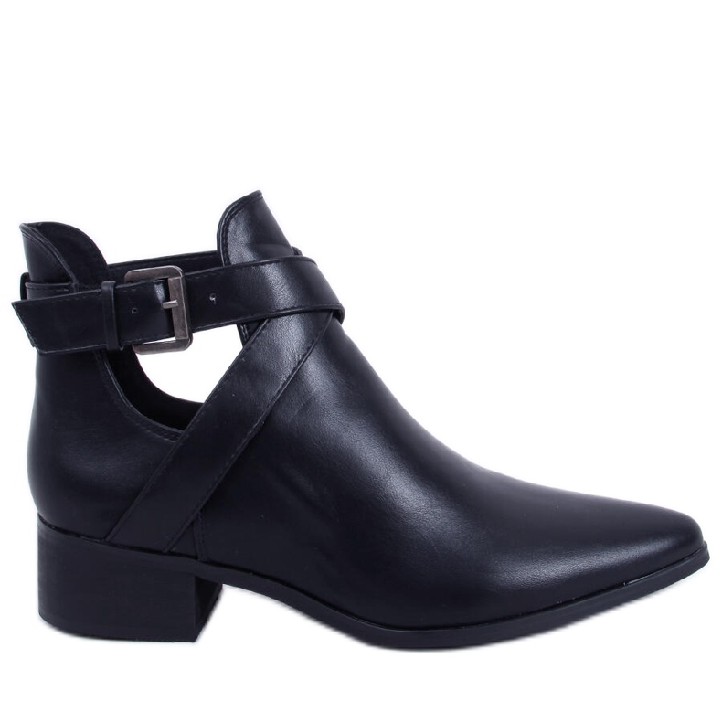 PA1 Klipp ut Hewitt Black-stövlar svart