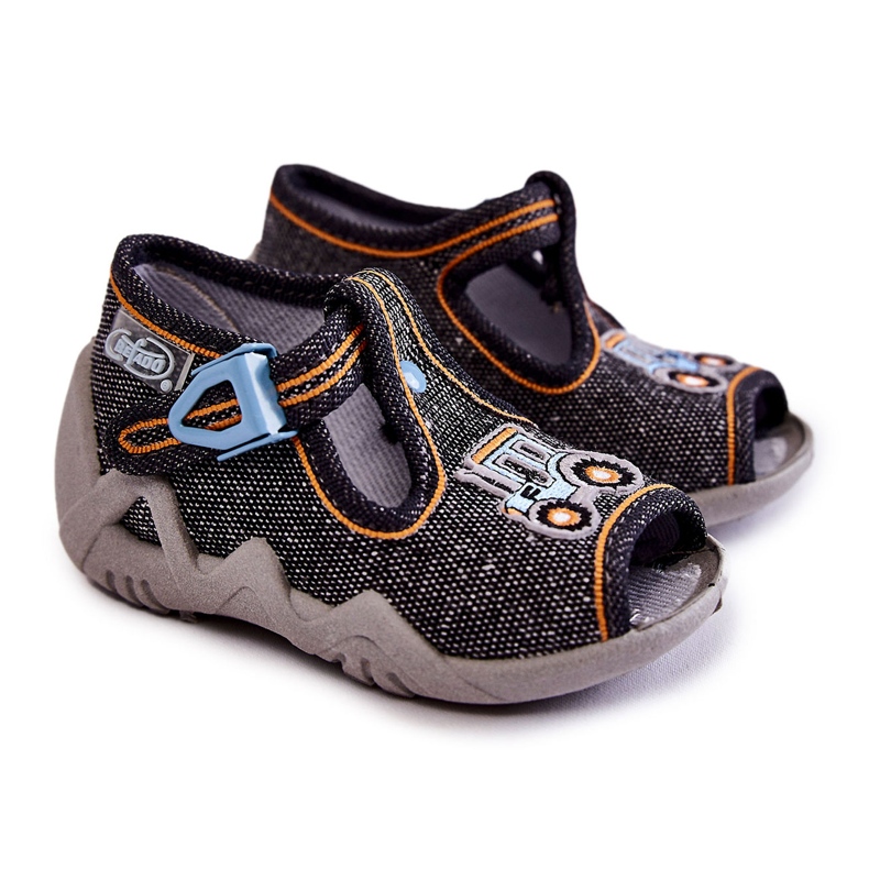 BEFADO S.A. Barnsandaler Papcie Befado Tractor 217P111 Mörkgrå