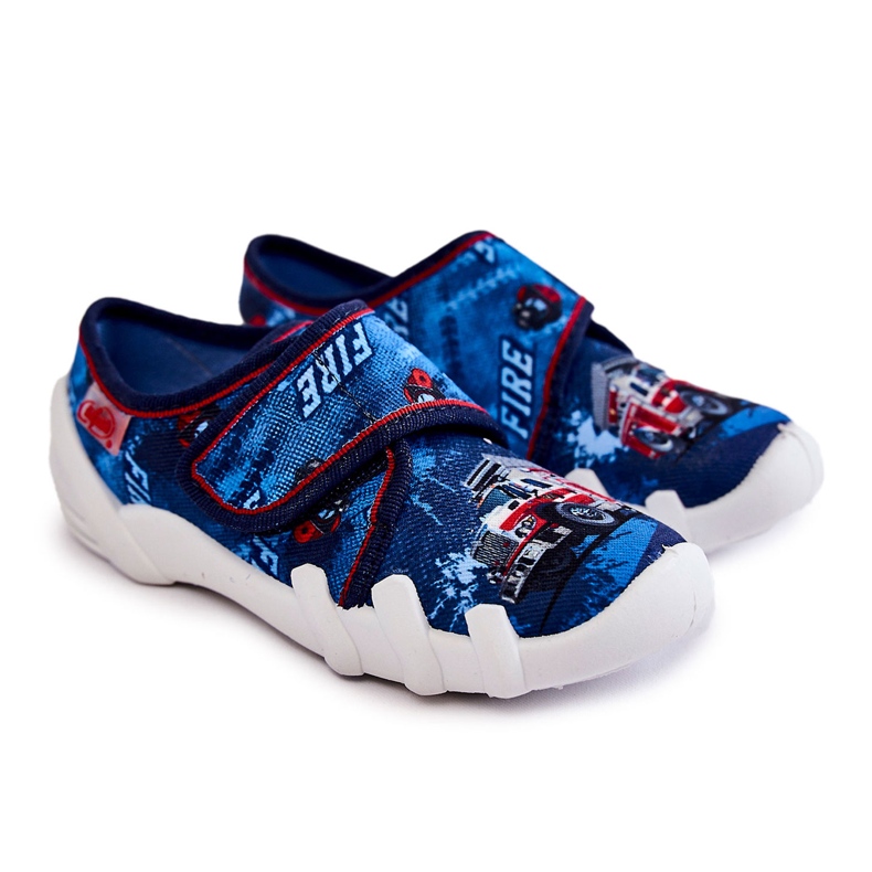 BEFADO S.A. Tofflor Befado kardborrebrandbil 273X309 Marinblå