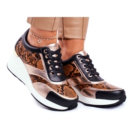 GOE Kvinnors sportskor Sneakers Svart läder GG2N3044