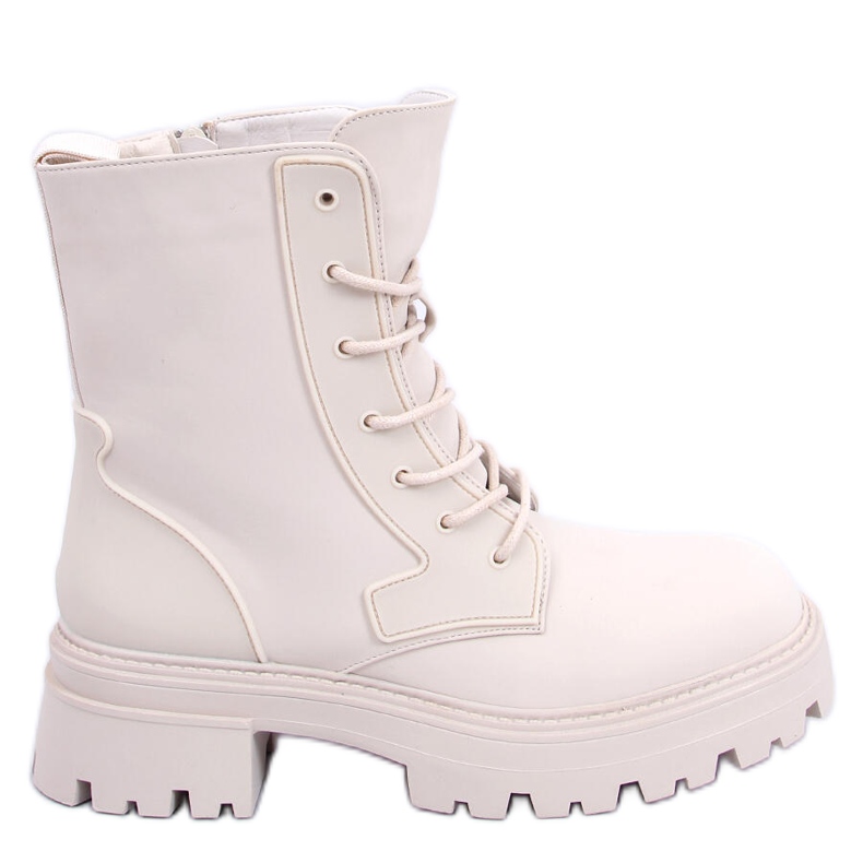 BM Snörstövlar Tamar Beige