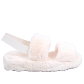 BM Candice Beige tofflor för kvinnor