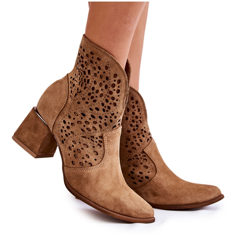 Lewski Shoes Genombrutna stövlar Lewski Skor 3166 Beige