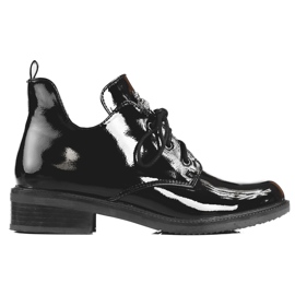 Patenterade damstövlar med Shelovet-snitt svart